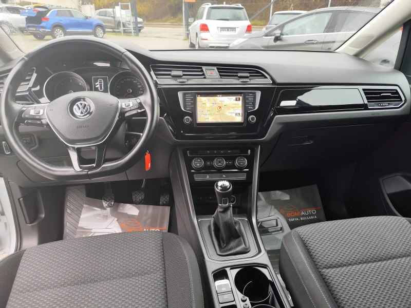 VW Touran 1.6TDi* 7 MECTA* EURO6B* NAVI* , снимка 7 - Автомобили и джипове - 52575045