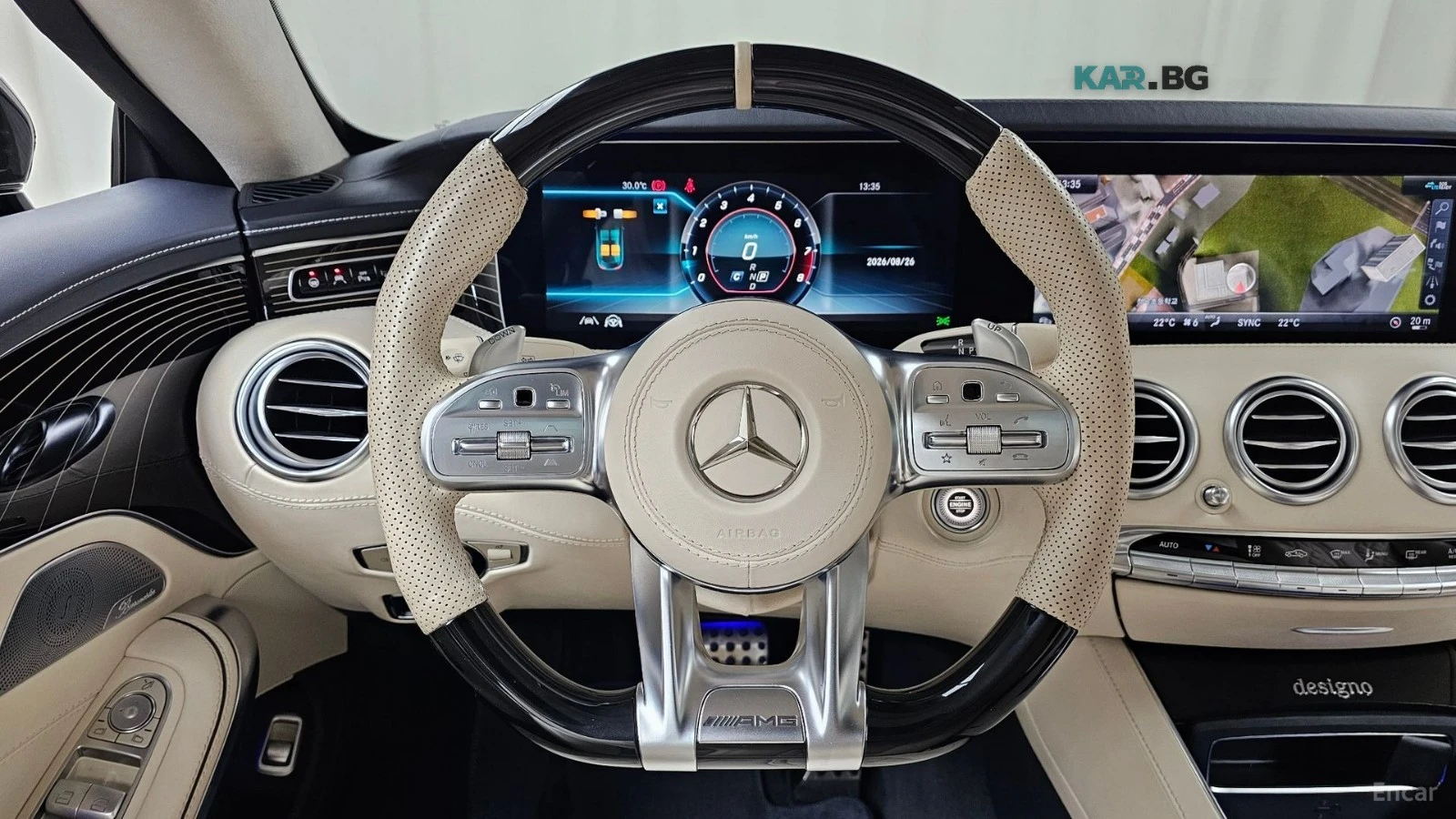 Mercedes-Benz S 63 AMG 4MATIC* DISTRONIC* 360* ПОДГРЕВ* ОБДУХ* МАСАЖИ* , снимка 6 - Автомобили и джипове - 56182258