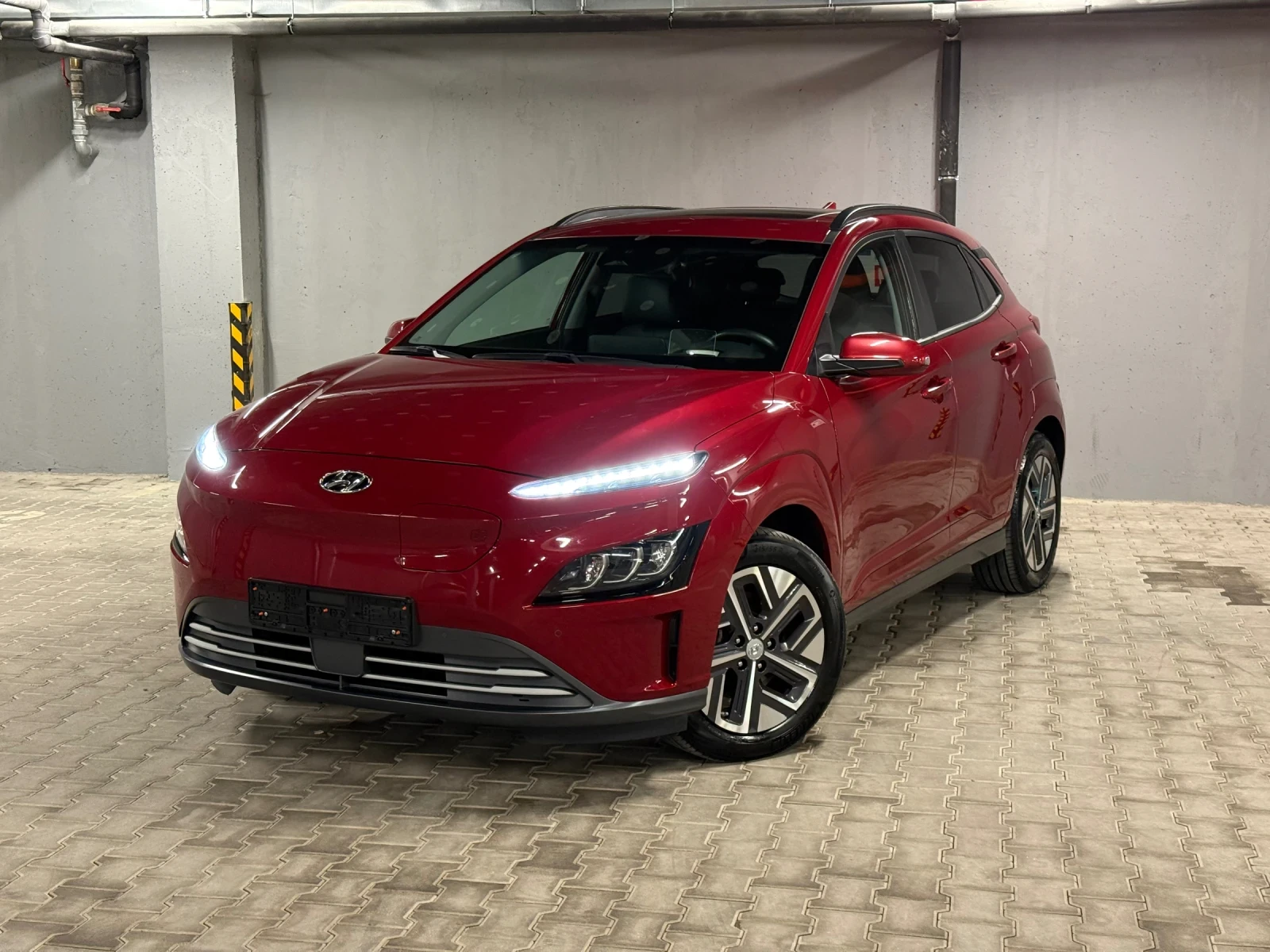 Hyundai Kona PRIME 64 KWh 204 hp ГАРАНЦИЯ 100% SOH HUD 