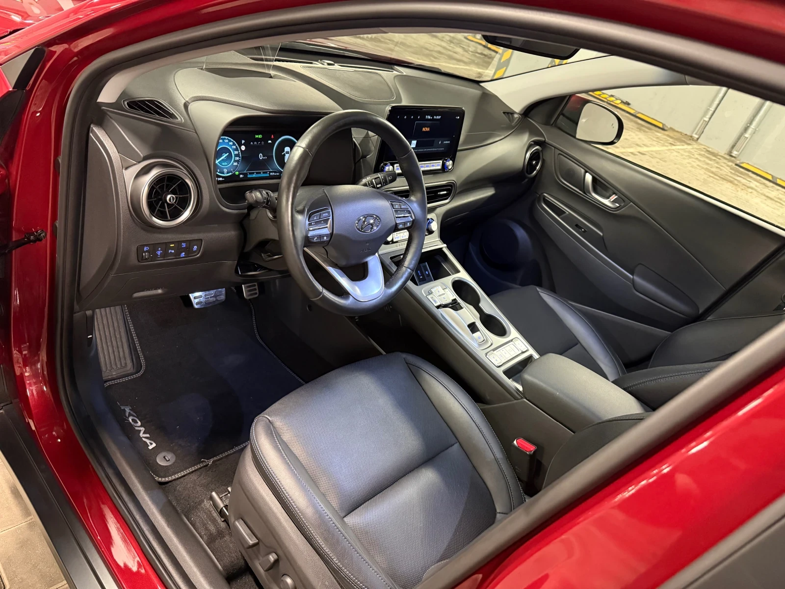 Hyundai Kona PRIME 64 KWh 204 hp ГАРАНЦИЯ 100% SOH HUD , снимка 6 - Автомобили и джипове - 55148010