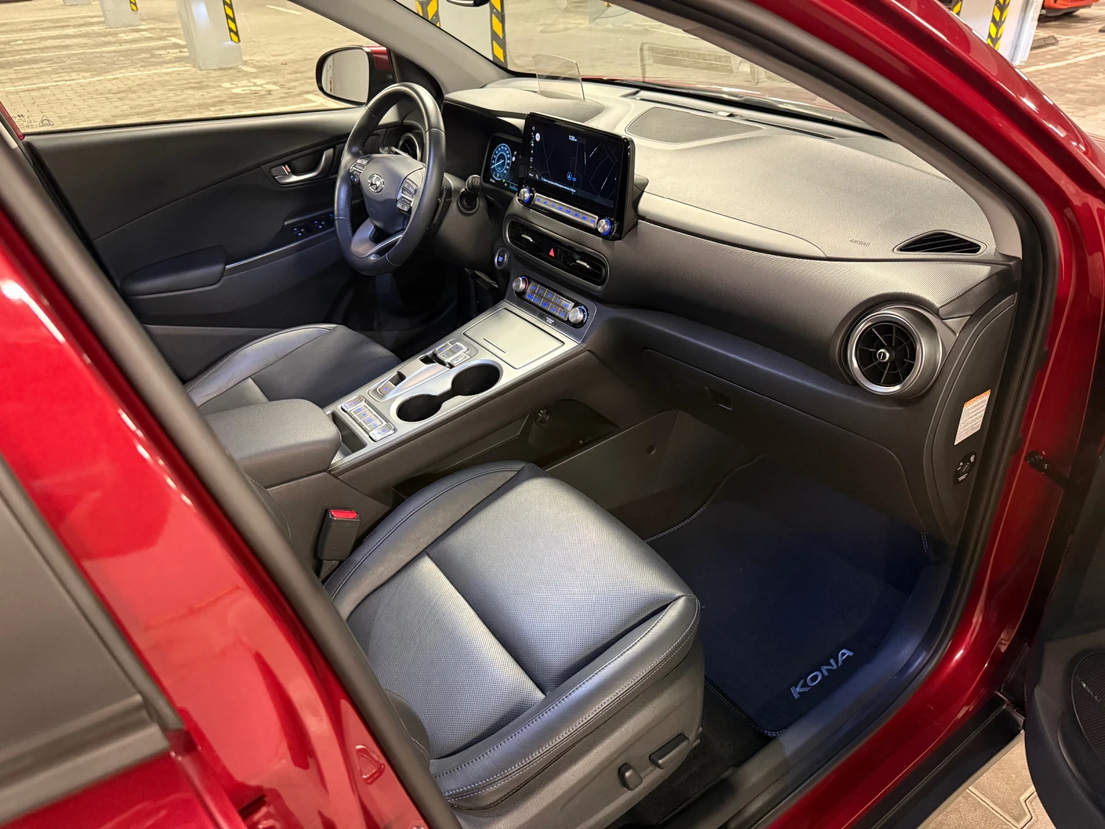 Hyundai Kona PRIME 64 KWh 204 hp ГАРАНЦИЯ 100% SOH HUD , снимка 7 - Автомобили и джипове - 55148010