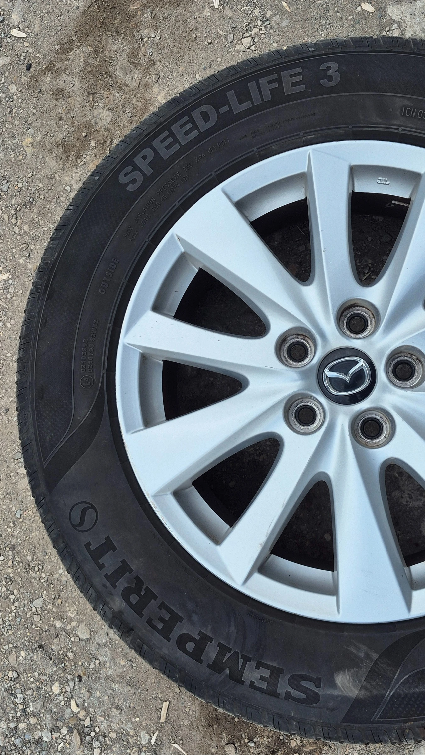 Гуми с джанти Semperit 225/65R17, снимка 6 - Гуми и джанти - 53905204