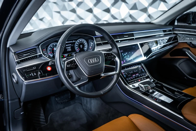 Audi A8  L 55 TFSI* B&O* Pano* TV* 360* Гаранция* , снимка 8 - Автомобили и джипове - 49377542