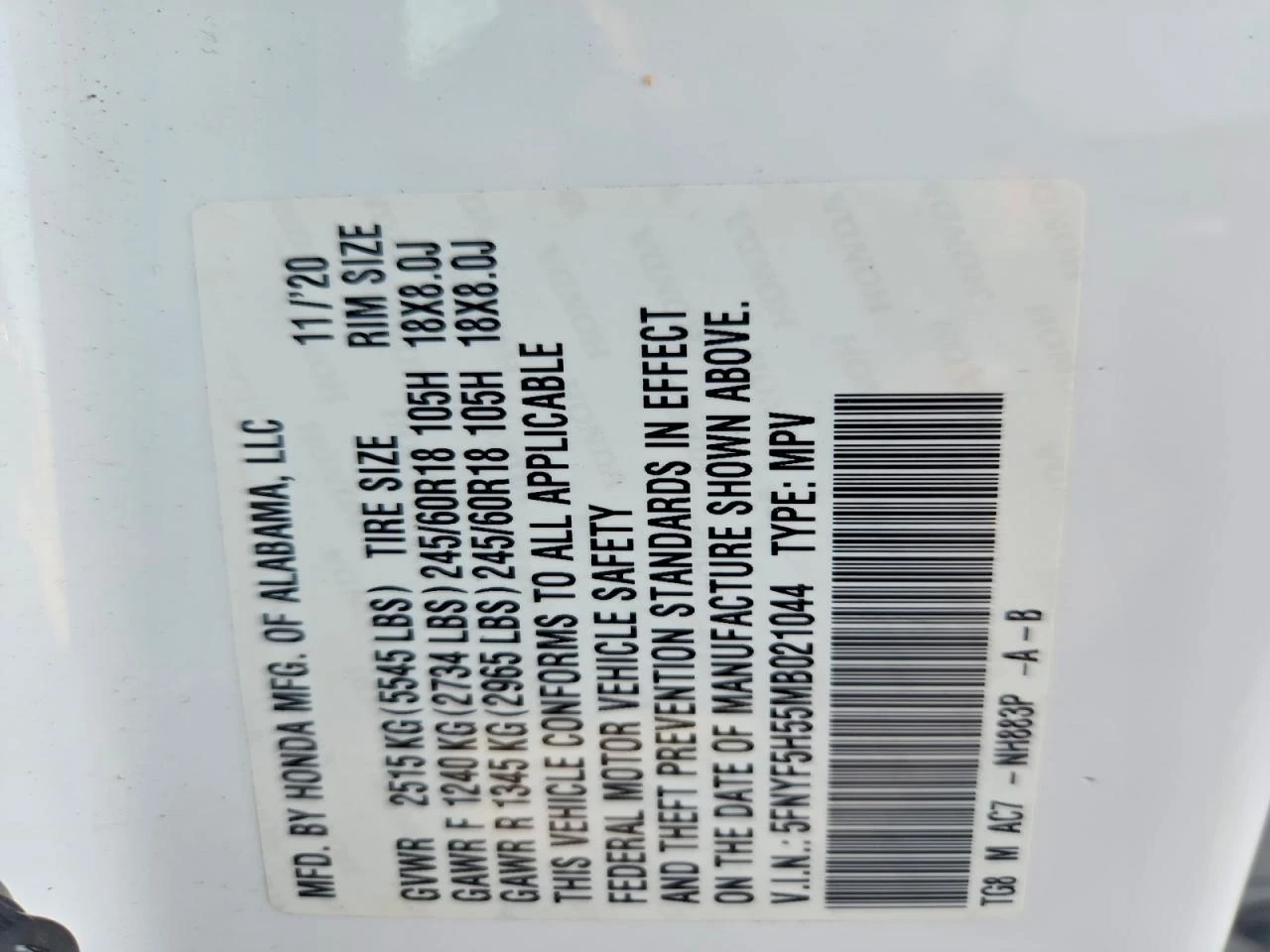 Honda Pilot 3.5l Exl, снимка 13 - Автомобили и джипове - 55107091