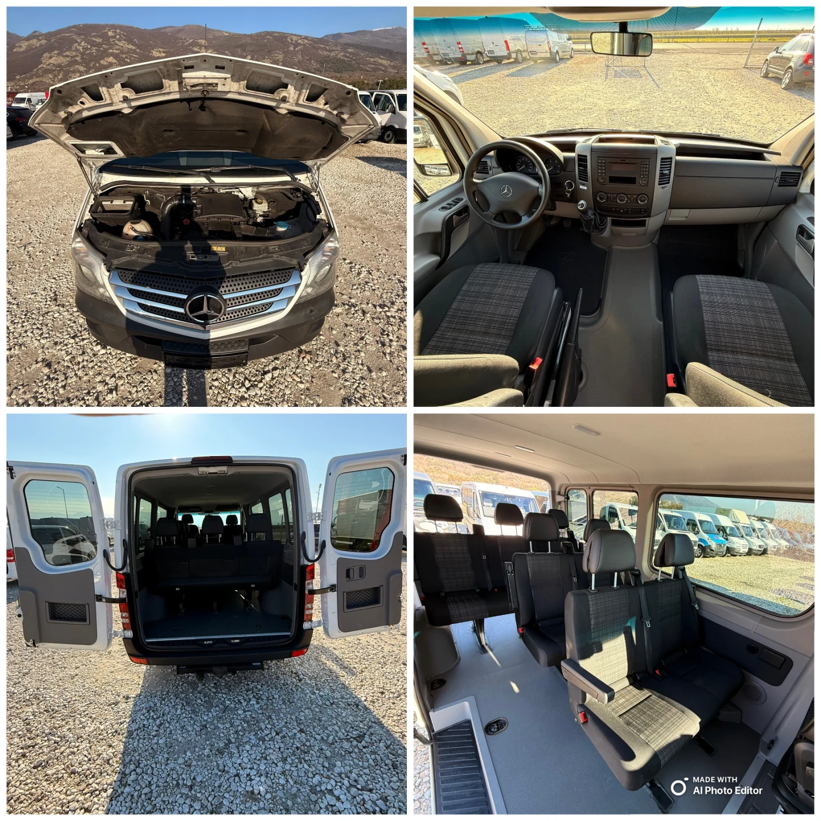 Mercedes-Benz Sprinter 313 9-Местен-Клима-Евро6 - изображение 10