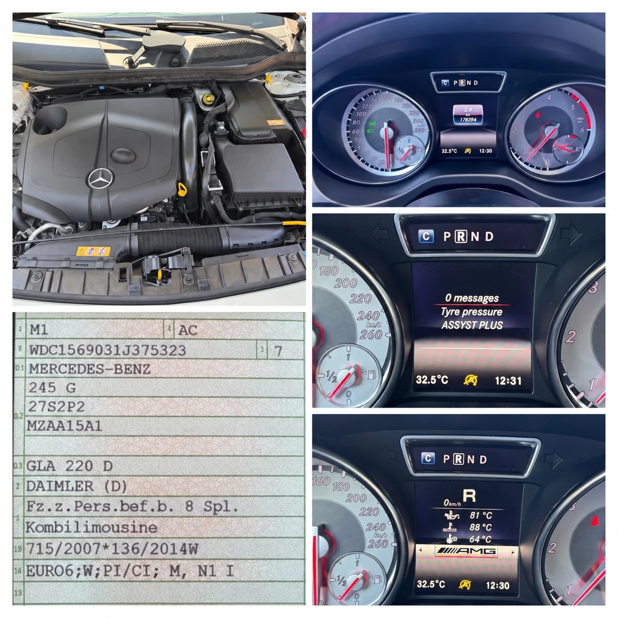 Mercedes-Benz GLA 220 2.2d/4.5 AMG TUNING/9g/����+ ������+ �������/��� | Mobile.bg � ����������� 17