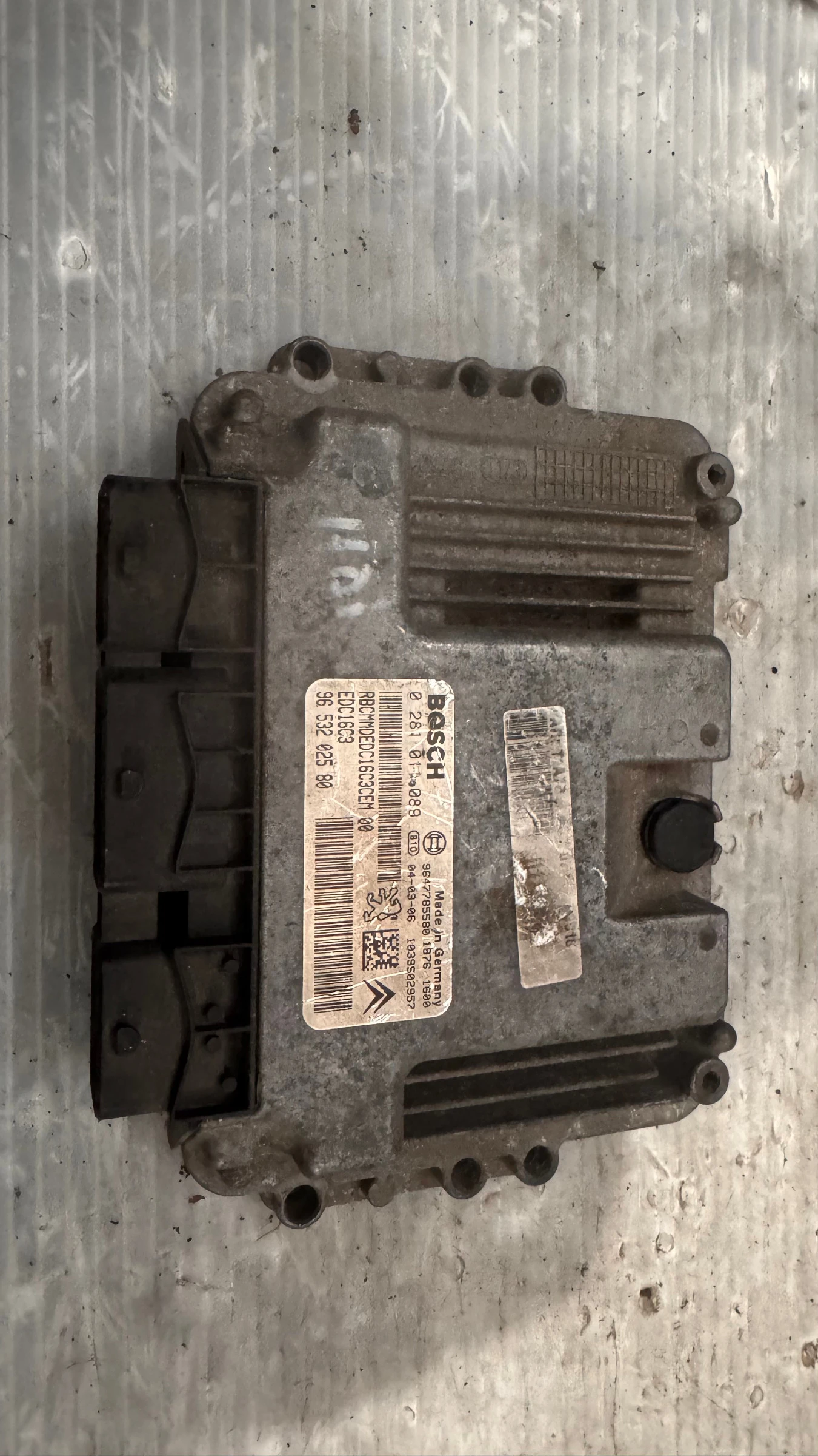    / ECU /    Peugeot  206  - 0281011089  /  9653202580 | Mobile.bg   1