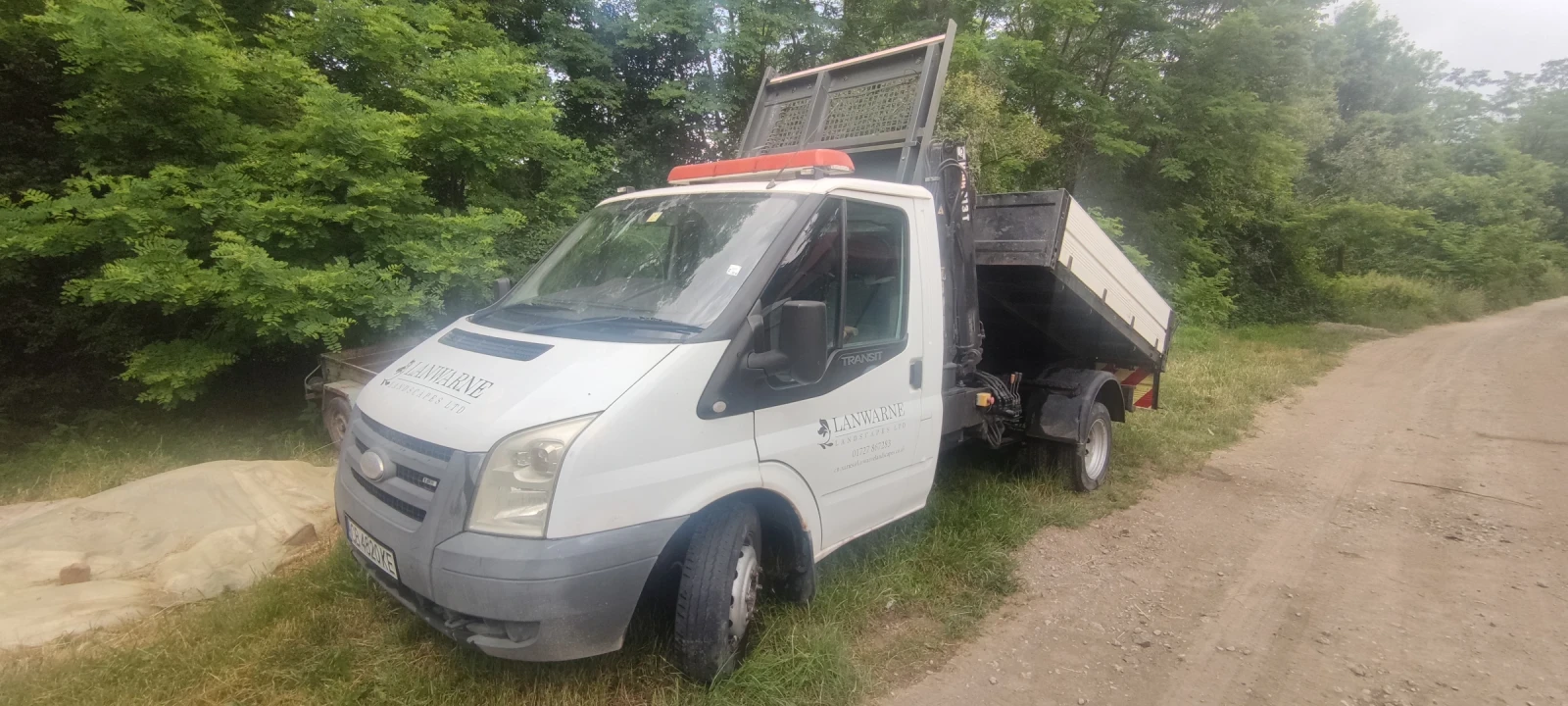 Ford Transit Самосвал и кран