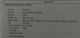 Opel Meriva 1.6CDTI-95k.c. COSMO, NAVI., EURO6B - 9999 лв. - 91710642 17