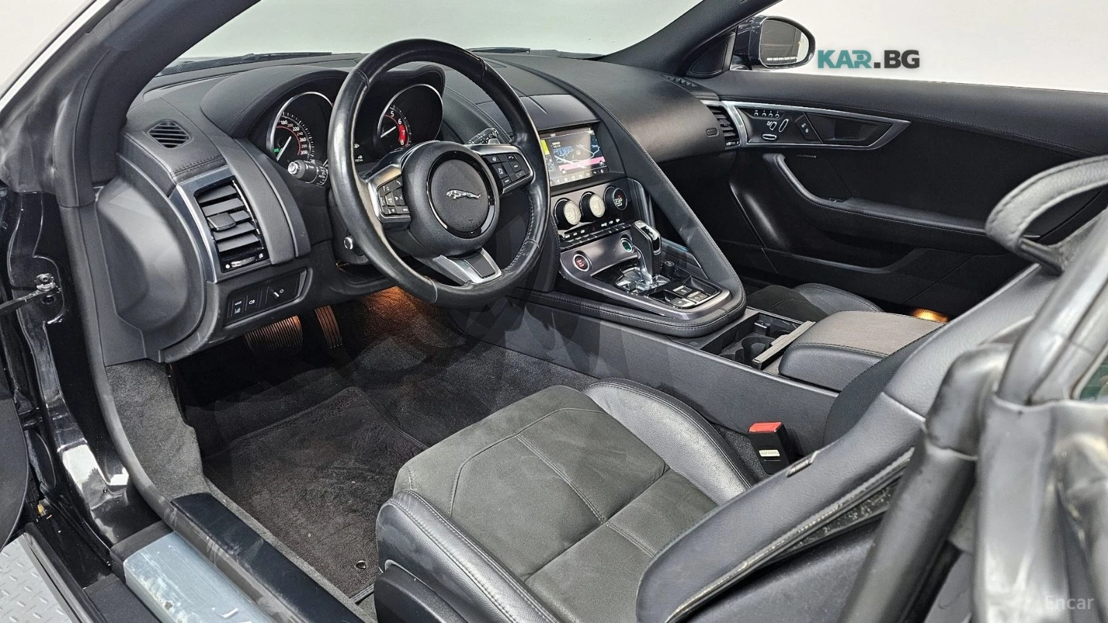 Jaguar F-Type * P300* КОЖА* ПОДГРЕВ* КАМЕРА* NAVI* LED* , снимка 7 - Автомобили и джипове - 54893013