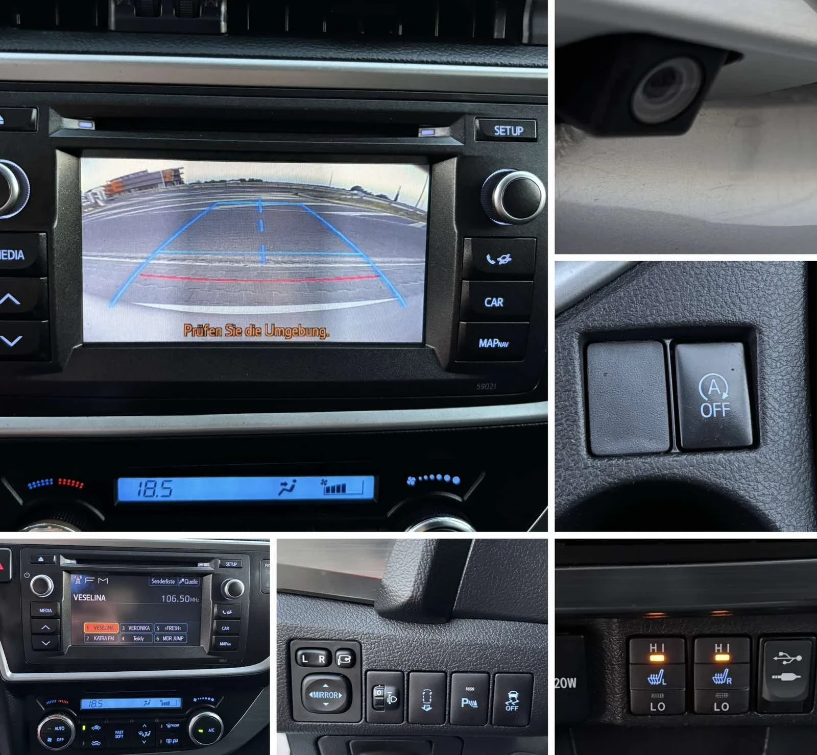 Toyota Auris 2.0D4d/124кс/НАВИ/КАМЕРА/EXECUTiVE/ЕВРО5, снимка 10 - Автомобили и джипове - 55958209