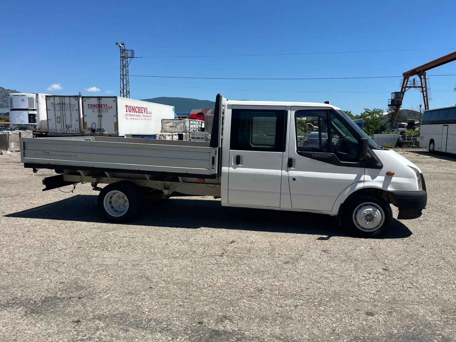 Ford Transit 2.4 двойна кабина, 7 места, Лизинг, снимка 4 - Бусове и автобуси - 54853107