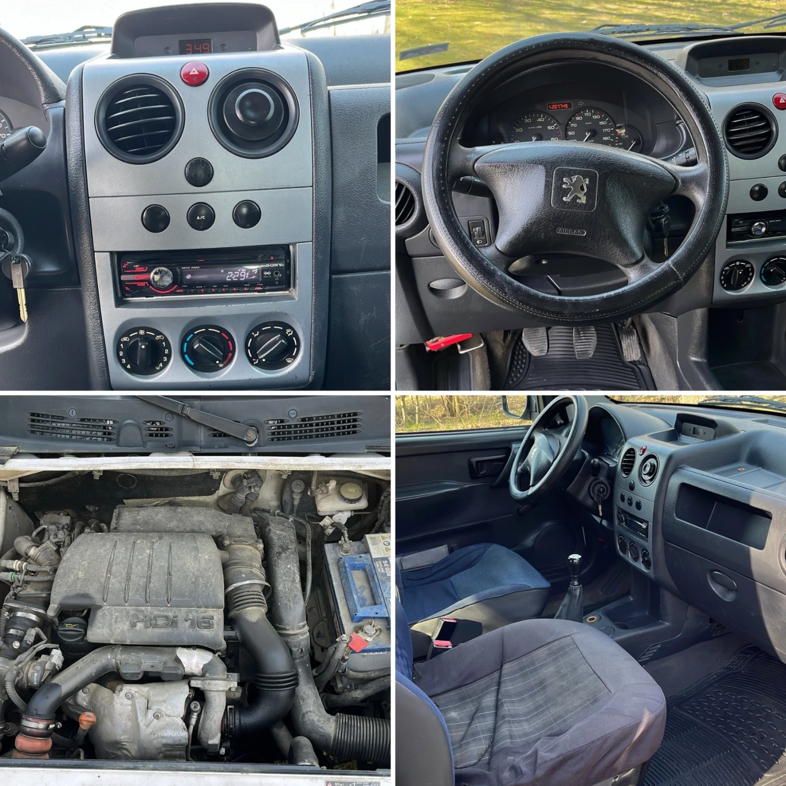 Peugeot Partner 1.6 HDI Origin Реални километри, снимка 10 - Автомобили и джипове - 53764806