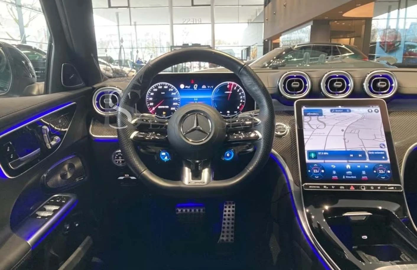Mercedes-Benz C 63 AMG AMG S E* PANO* BURMESTER* HUD* 360* , снимка 9 - Автомобили и джипове - 54253758