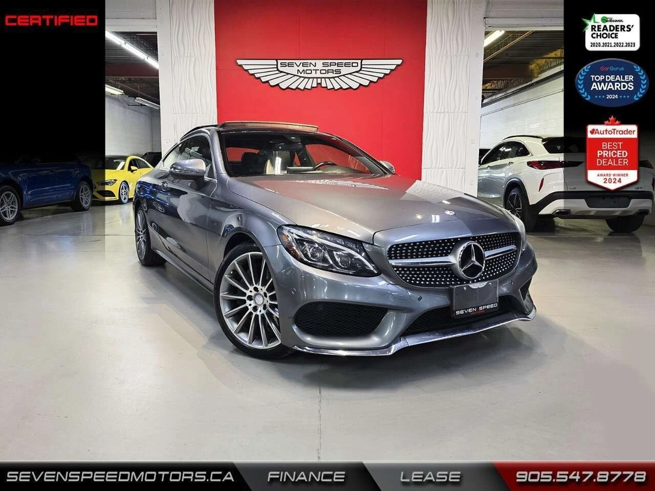 Mercedes-Benz C 300 Coupe/CleanCarfax/Certified/Finance/ФИКС ЦЕНА 