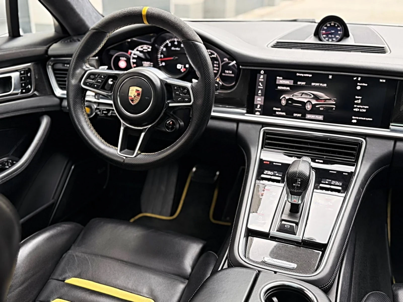 Porsche Panamera Porsche Panamera Turbo 3xTV* NARDO GREY* CARBON* S, снимка 15 - Автомобили и джипове - 53961642