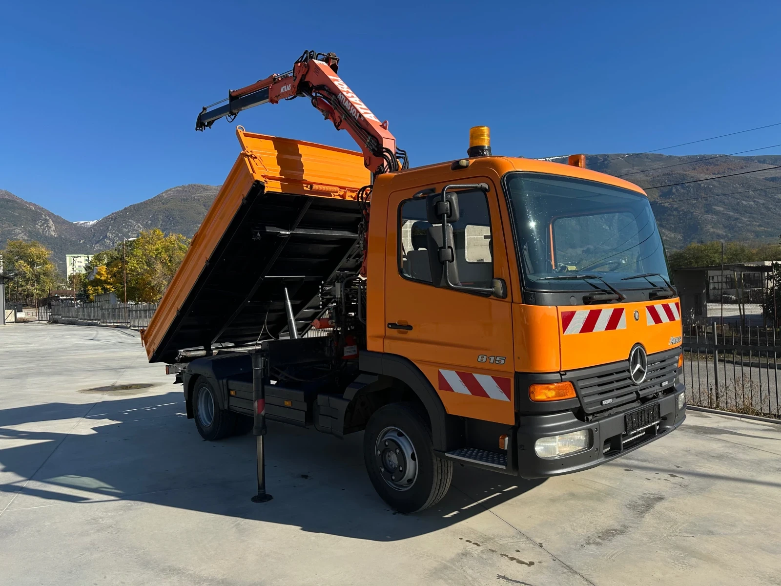 Mercedes-Benz Atego 815* Тристранен самосвал* Atlas50* Топ състояние - изображение 3