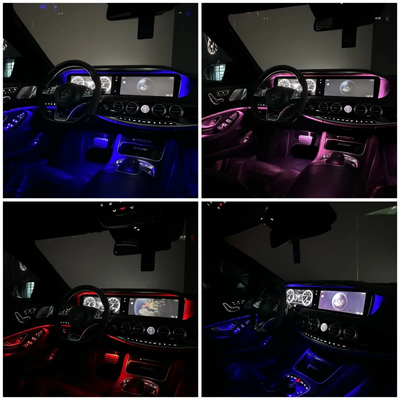 Mercedes-Benz S 350 6.3 AMG OPTIC /PANO /BURMEISTER /DISTR/3xTV /LONG , снимка 16 - Автомобили и джипове - 53500287