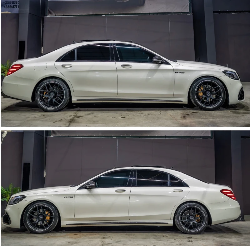 Mercedes-Benz S 350 6.3 AMG OPTIC /PANO /BURMEISTER /DISTR/3xTV /LONG , снимка 7 - Автомобили и джипове - 53500287
