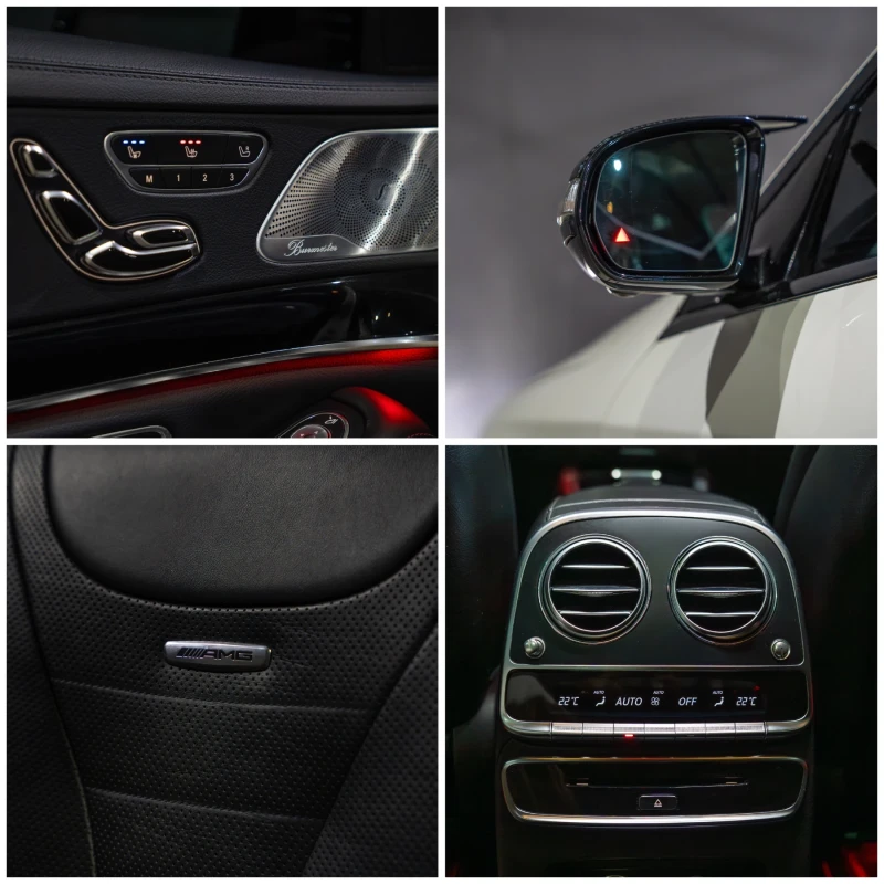 Mercedes-Benz S 350 6.3 AMG OPTIC /PANO /BURMEISTER /DISTR/3xTV /LONG , снимка 12 - Автомобили и джипове - 53500287