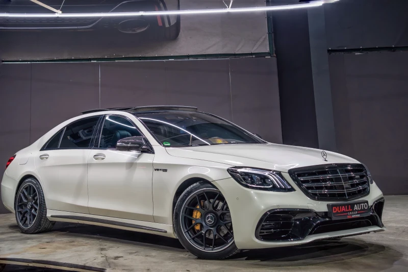 Mercedes-Benz S 350 6.3 AMG OPTIC /PANO /BURMEISTER /DISTR/3xTV /LONG , снимка 3 - Автомобили и джипове - 53500287