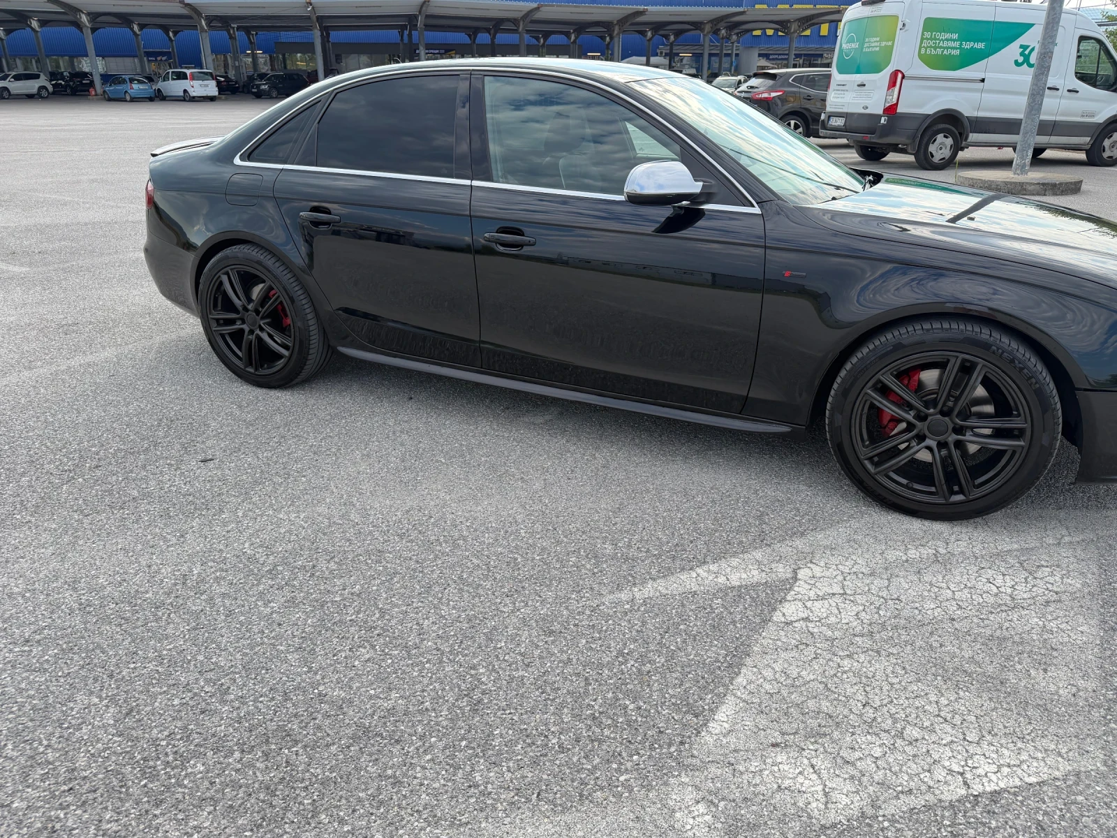 Audi A4 S4-optic S-line РЕАЛНА!!! , снимка 2 - Автомобили и джипове - 55546412