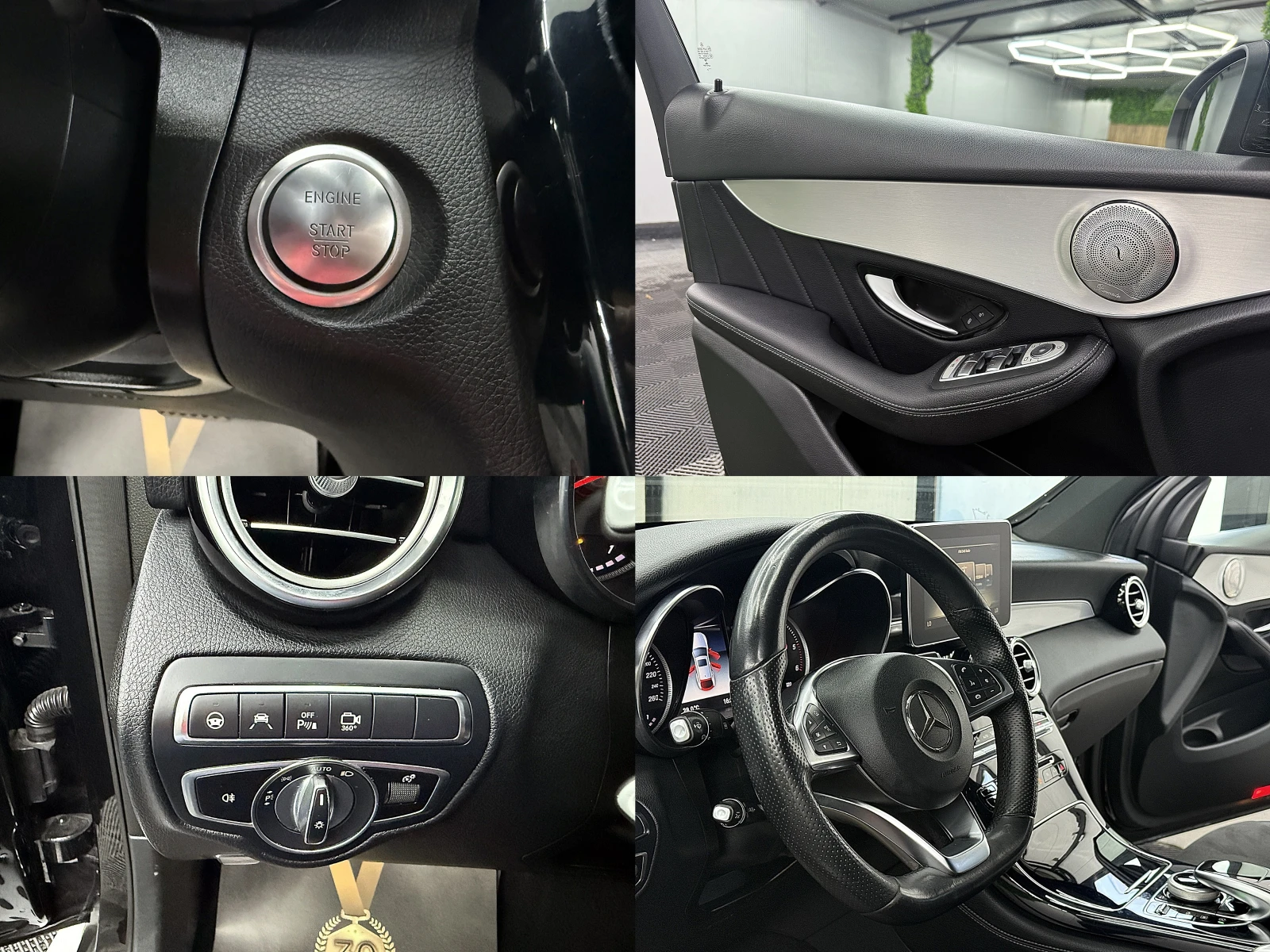 Mercedes-Benz GLC 350 KUPE/AMG-line/4-Matic/KeylessGo/360-k/ЛИЗИНГ, снимка 9 - Автомобили и джипове - 54620904