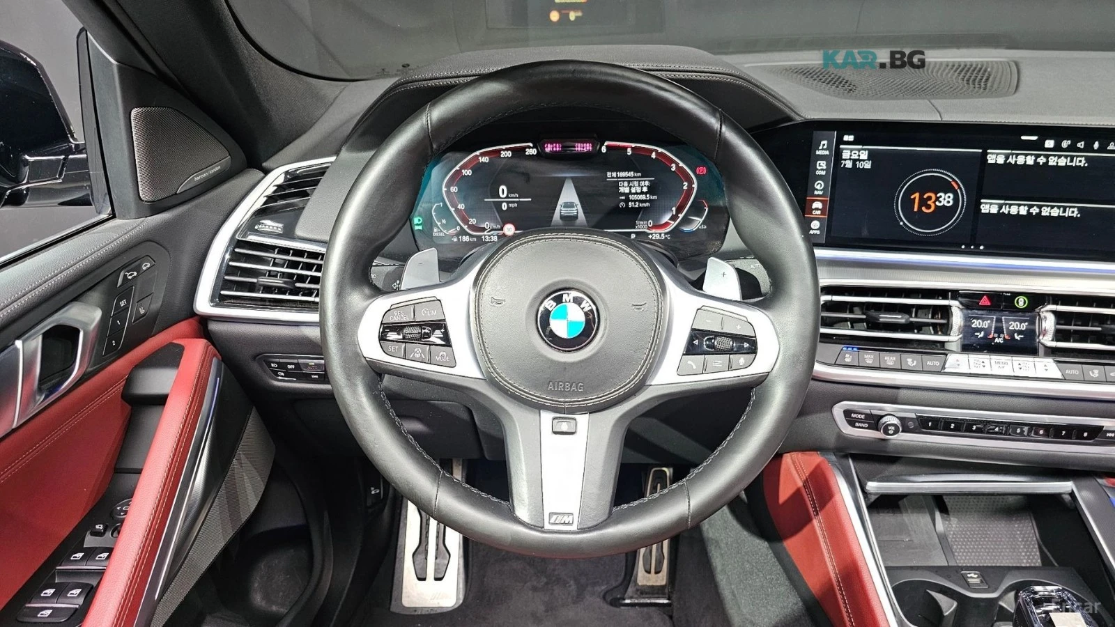 BMW X6 ВЪЗДУХ* КРИСТАЛ* ОБДУХВАНЕ* ПАМЕТ* ДИСТРОНИК* 360, снимка 12 - Автомобили и джипове - 55297205