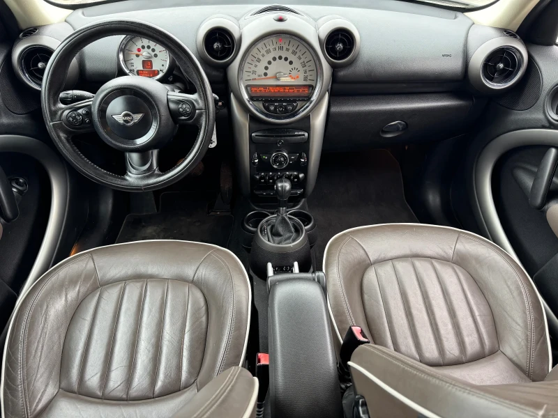 Mini Countryman КОЖА* ALL4* 170500km* 2.0d 112hp* 11.2011г* euro5b, снимка 7 - Автомобили и джипове - 49754204