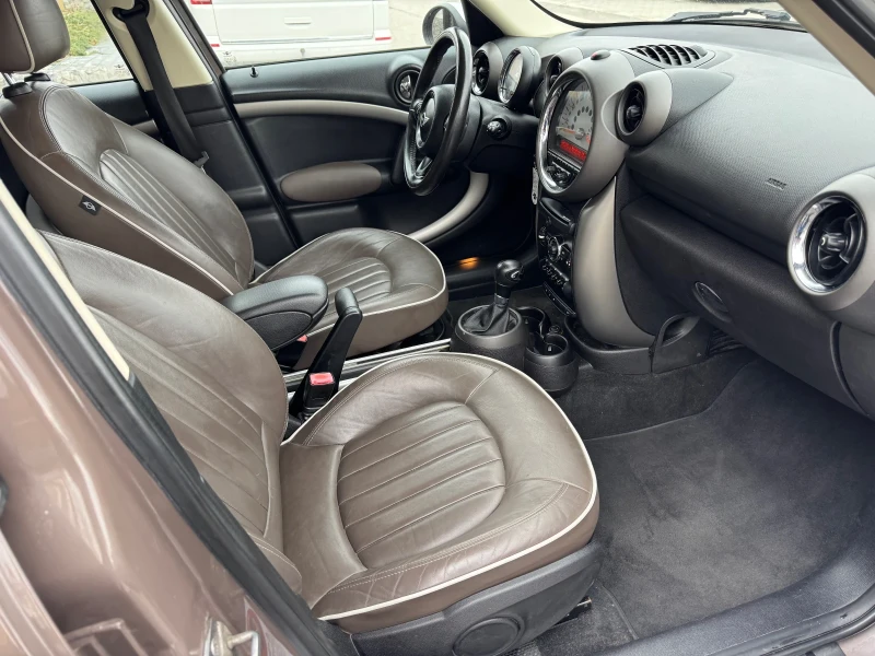 Mini Countryman КОЖА* ALL4* 170500km* 2.0d 112hp* 11.2011г* euro5b, снимка 13 - Автомобили и джипове - 49754204