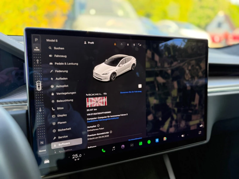 Tesla Model S PLAID/1020HP/HD/PANO/CARPLAY/LED/KLESS/360/165f, снимка 11 - Автомобили и джипове - 50645184