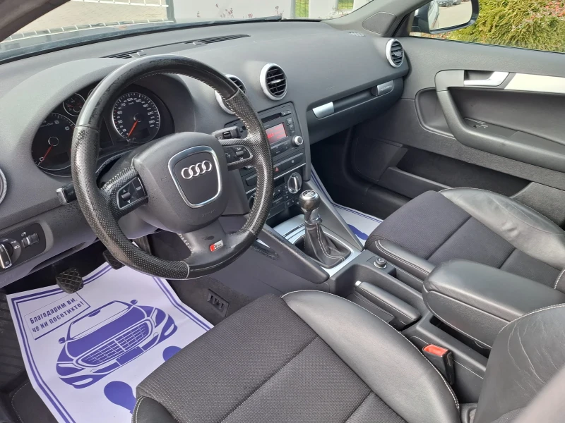 Audi A3 1.8Т* (160кс)* FACELIFT* S-LINE* QUATTRO* , снимка 14 - Автомобили и джипове - 52695308