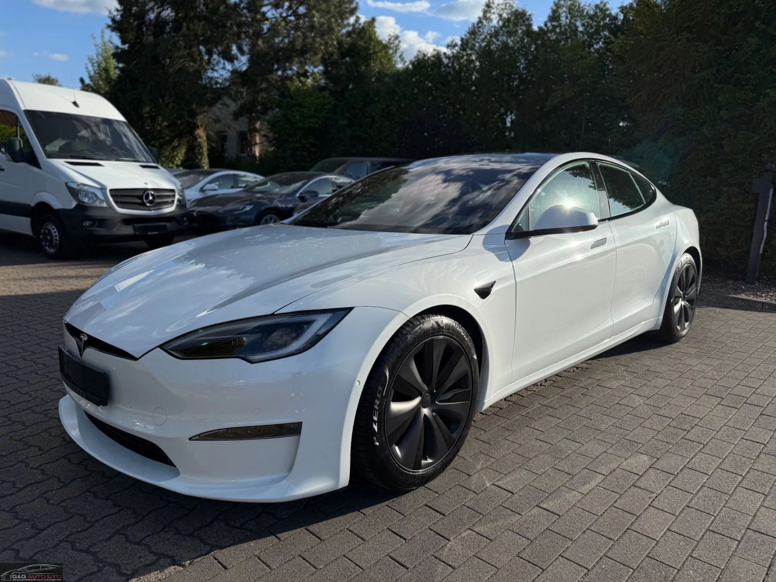 Tesla Model S PLAID/1020HP/HD/PANO/CARPLAY/LED/KLESS/360/165f, снимка 1