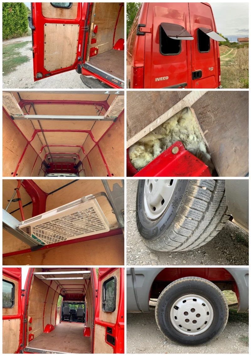 Iveco Daily 2.8TDI* SUPER MAXII XXXL | 2 С-НИЧНИ ВРАТИ* 196км!, снимка 17 - Бусове и автобуси - 53029213