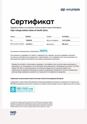 Hyundai Ioniq 5 UNIQ/4х4/72.6KW/360камери/SOH100%/LONGRANGE, снимка 17