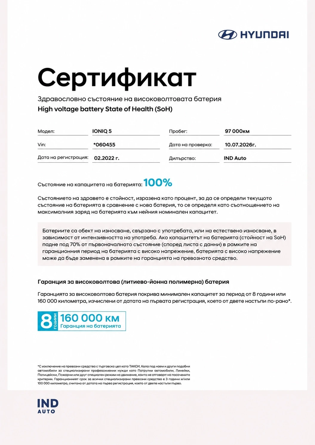 Hyundai Ioniq 5 UNIQ/4х4/72.6KW/360камери/SOH100%/LONGRANGE, снимка 17 - Автомобили и джипове - 55339746