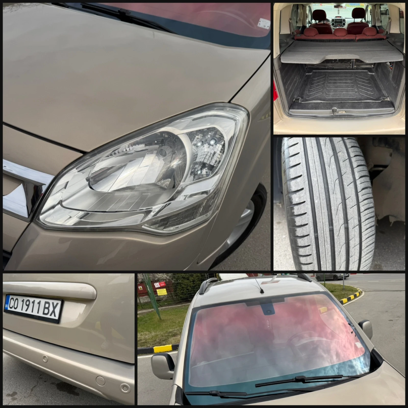 Citroen Berlingo 1.6HDI/Топ състояние!, снимка 17 - Автомобили и джипове - 54046142