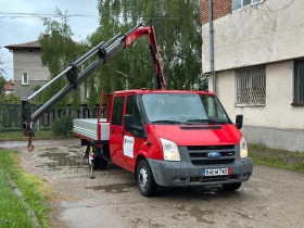 Ford Transit Бордови с Кран (Клима), снимка 4
