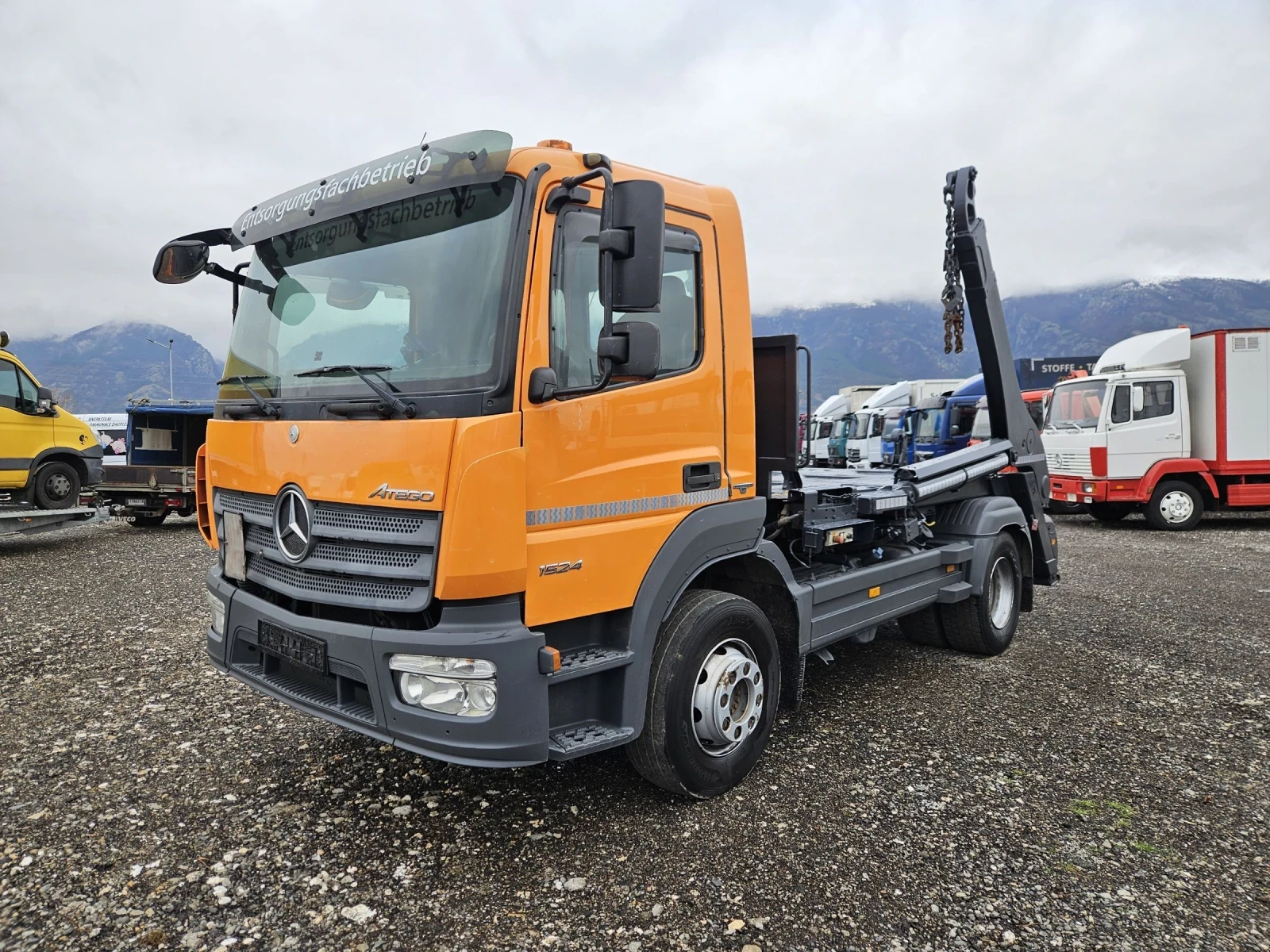 Mercedes-Benz Atego 1524, Контеинеровоз, Климатик,  | Mobile.bg — изображение 1