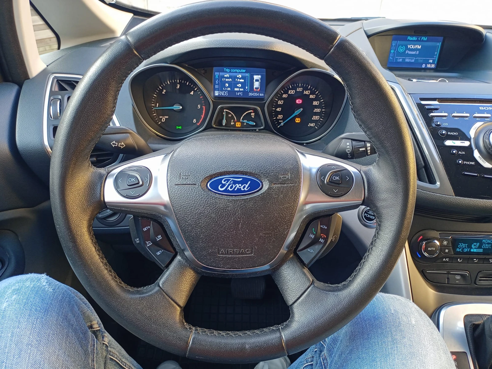 Ford C-max Automatic/Euro5/Navi, снимка 12 - Автомобили и джипове - 53718644