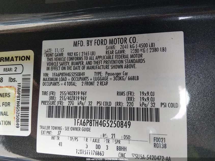 Ford Mustang 2.3l Ecoboost, снимка 9 - Автомобили и джипове - 54655738