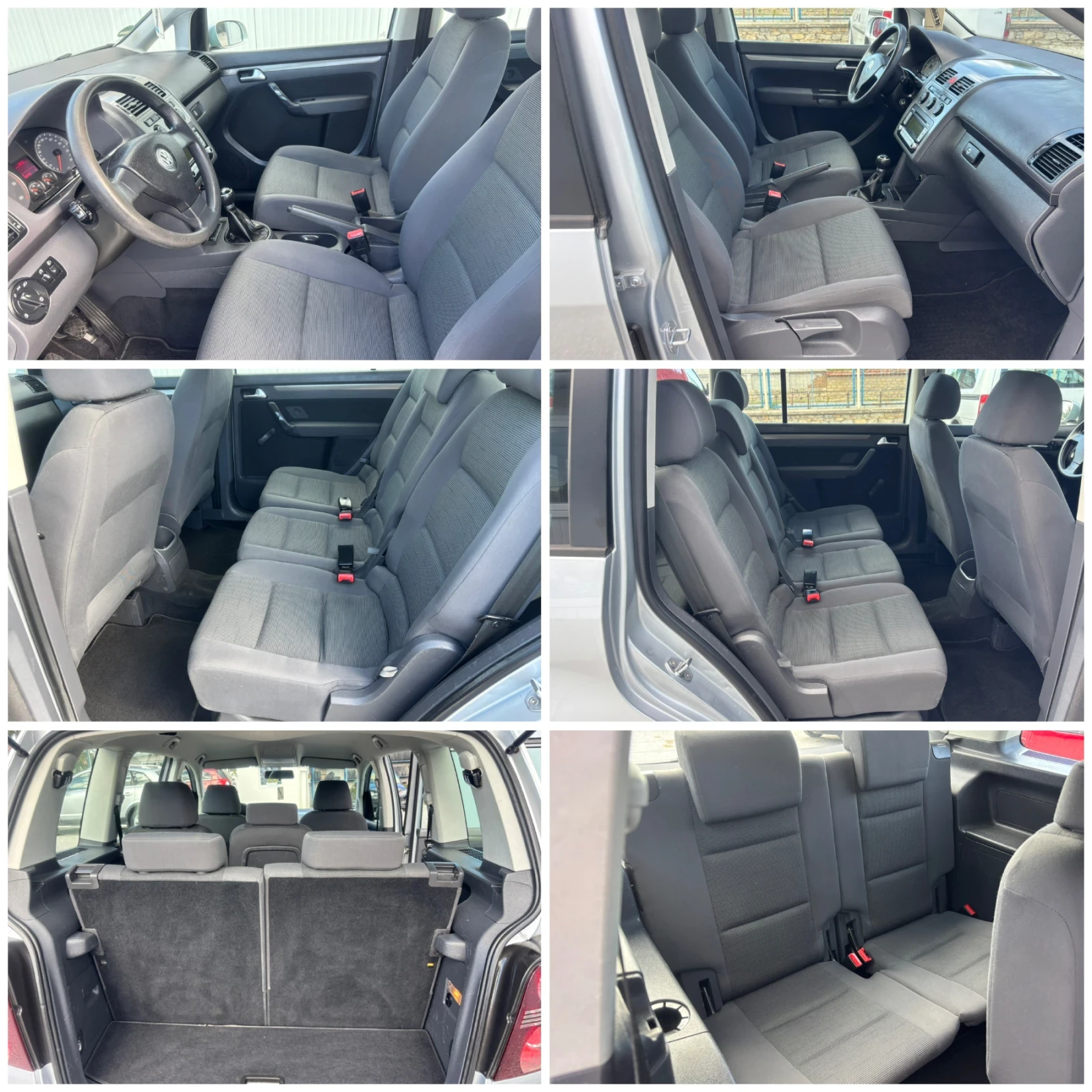 VW Touran 1.9TDI 7 МЕСТА ТЕГЛИЧ НОВ ВНОС ГЕРМАНИЯ, снимка 12 - Автомобили и джипове - 56213542