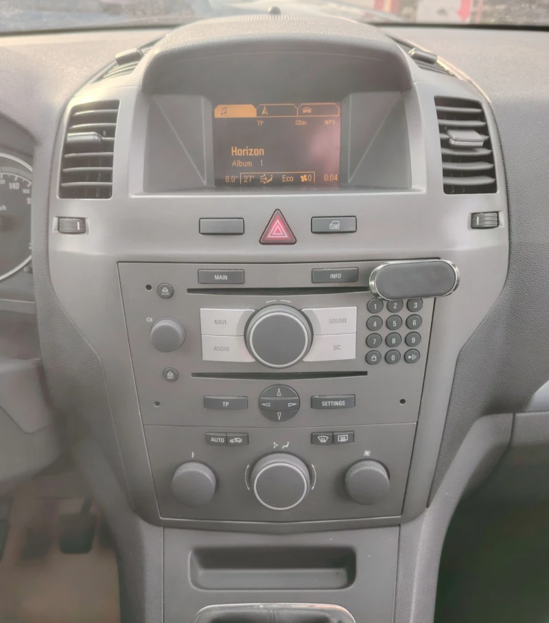 Opel Zafira 1.8i/6+ 1/, снимка 13 - Автомобили и джипове - 52642880