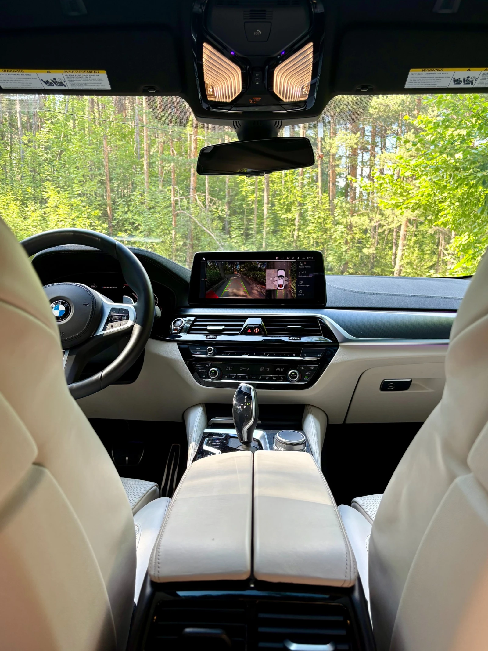BMW 550 LCI* xDrive* Завиващ заден мост* LED* Масаж* Обдух - изображение 8