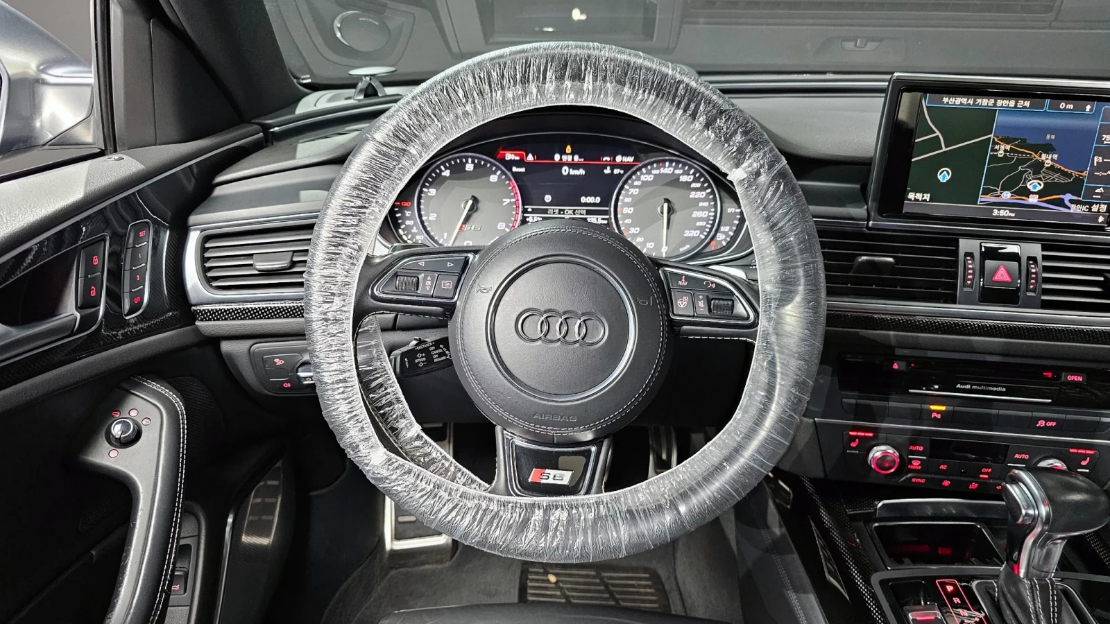 Audi S6 BLK OPTIC* CARBON* HEAD-UP* B&O* КРАЙНА ЦЕНА, снимка 6 - Автомобили и джипове - 54378385