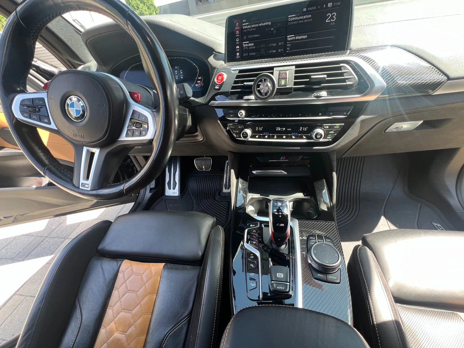 BMW X3 M COMPETITION * 360 * CARBON * ПАНОРАМА, снимка 11 - Автомобили и джипове - 55395235