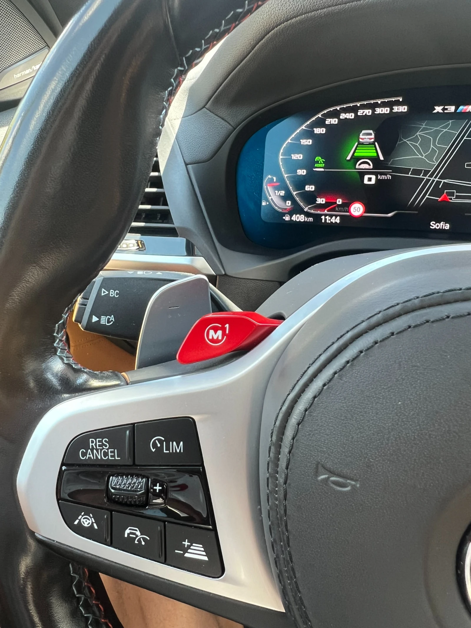 BMW X3 M COMPETITION * 360 * CARBON * ПАНОРАМА, снимка 15 - Автомобили и джипове - 55395235