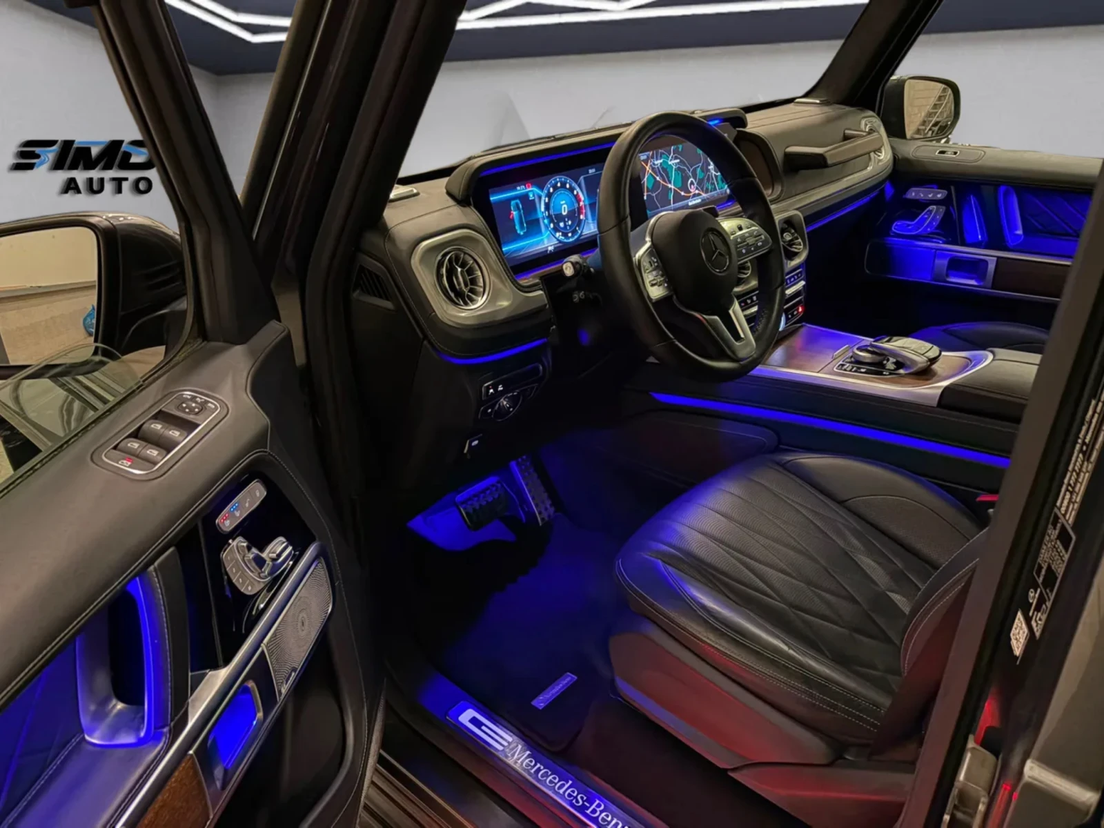 Mercedes-Benz G 500 AMG-PACKET DESIGNO BURMESTER FULL GERMANY, снимка 8 - Автомобили и джипове - 55830116