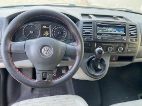 VW Transporter 2.0d Товаропътнически 6-МЕСТЕН, снимка 9