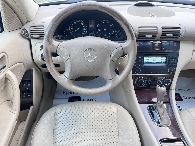Mercedes-Benz C 180 KOMPRESSOR - Aвтоматик, снимка 9 - Автомобили и джипове - 52356194